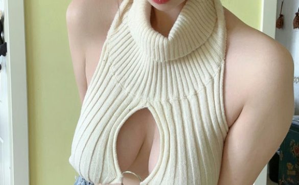 乙醇子-三角牛仔短裤21P2V