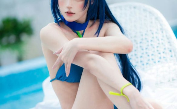 阿包也是兔娘-花园泳装35P306MB