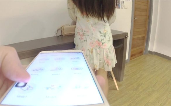 XMassageLovex-印花淑女裙[1V213M]